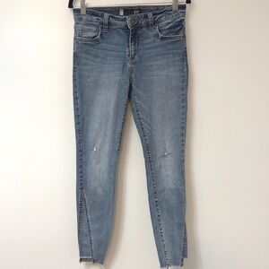 Kut From The Kloth Connie Ankle‎ Skinny Size 4 Distressed Jeans